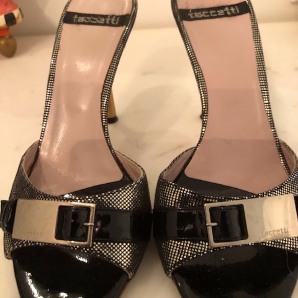 Taccetti Gold Leather Ladies Shoe